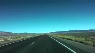 Timelapse Drive - US Route 50 Nevada Loneliest Highway