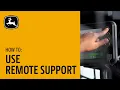 How To Use Remote Support and Wireless Data Transfer John Deere SmartGrade