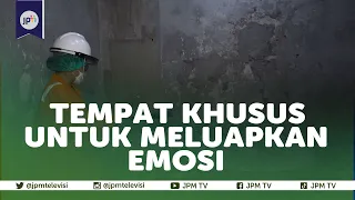 pengunjung meluapkan emosi dan tidak menyakiti diri sendiri