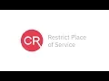 CentralReach - Restrict Place of Service