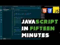 Learn JavaScript In 15 Minutes Intro To JavaScript And NodeJS