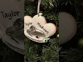 Personalized She Said Yes Engagement Ring Christmas Ornament