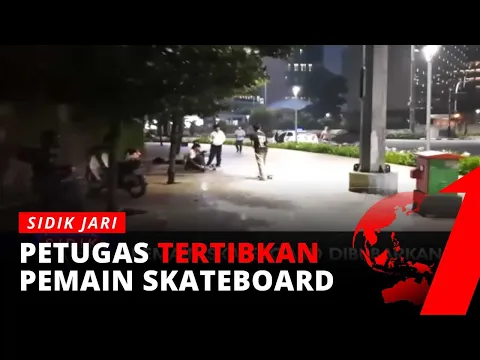 Berkerumun di Masa Pandemi, Petugas Tertibkan Pemain Skateboard | tvOne