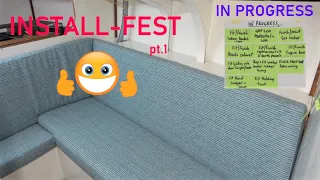 INSTALL-FEST 💪 (pt.1) Ep.153 Building my steel sailing yacht