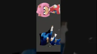 Sonic y Amy Rose de la Pelicula bailando
