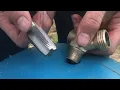 how and why to use a TAPERED tap NPT thread National Pipe Thread