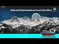 CSS only ship moving animation with control No Javascript