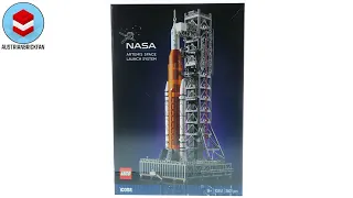 LEGO Icons 10341 NASA Artemis Space Launch System Speed Build Review
