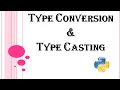 Python Tutorial - Type Conversion Type Casting in Python Kattral Kaanoli Tamil