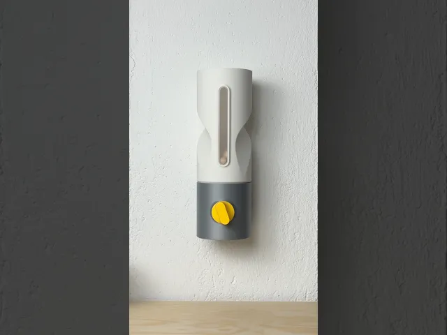 Silo, wall mounted kitchen dispenser. video thumbnail