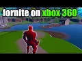 I Played Fortnite Going on XBOX 360