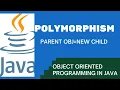 Polymorphism in java Run Time binding Compile time binding late binding up casting down casting
