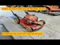 Toro 22 Inch Recycler Model 20339 Blowing Oil Out Of The Muffler