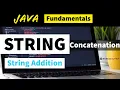 String Concatenation String addition Programs Core Java Programs with Output