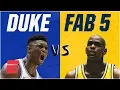 Duke freshmen vs Fab Five How Zion Williamson s squad compares on off court College Basketball