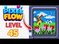 Pixel Flow Level 45 Walkthrough