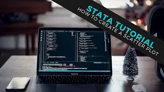 How to create a simple scatter plot in Stata