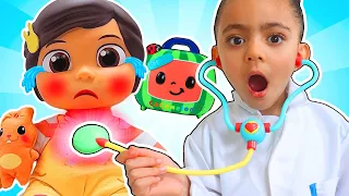 Miss Polly had a Dolly With Nina Doll | Song Nursery Rhymes for Kids