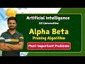 Alpha Beta Pruning Algorithm problem AIML All Universities