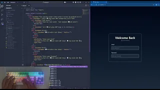 ASMR Programming - Build a Login Page with React js Tailwind CSS