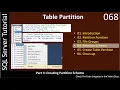 Table Partition Part 4 - Creating Partition Scheme SSMS TSQL Tutorial