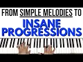Transform Simple Melodies Into INSANE Progressions Piano Tutorial
