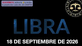 Horóscopo Diario - Libra - 18 de Septiembre de 2026.
