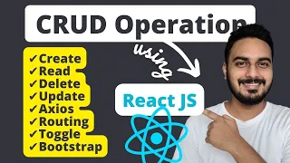 Learn CRUD using React JS CRUD Operation Crash Course
