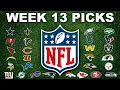 NFL Week 13 Picks