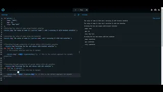 Dot Notation vs Bracket Notation in iteration for in through Object