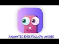 Animated Eyes Follow Mouse Cursor Html CSS3 Javascript Mousemove