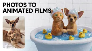Turn Photos Into Studio like Cartoon Animated Film