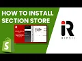 Shopify Section Store Tutorial Add Custom Sections in Minutes