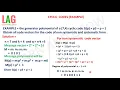Cyclic Codes Example