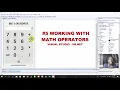 Ssendi Samuel - Working with Mathematical Signs