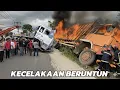 Download Lagu KECELAKAAN BERUNTUN!! Kecelakaan Paling Mengerikan Di Jalinsum !! #truck  