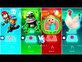 Lagu Paw patrol vs Carzy frog vs Cocomelon vs Chicken song - Tiles Hop EDM Rush!!