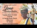 A Service of Thanksgiving for the Life of Ione Rudder