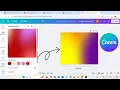 How to Generate Multiple Color Palettes with Gradient Generator in Canva Easy Canva Tutorial 2025
