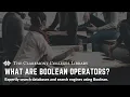 What Are Boolean Operators