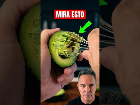 Cómo preparar el aguacate. Mejor forma de sacar la carne del aguacate. #Aguacate #Cocina