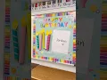 A perfectly practical bulletin board idea Reusable calendar and birt ay board that s dry erase