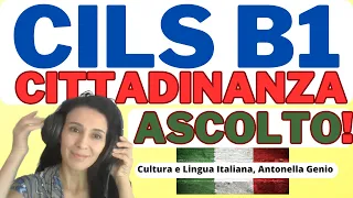 CILS B1 CITTADINANZA: ASCOLTO (ESEMPIO)