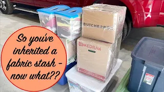 Boxes and Bins of Fabric!!! Do I Have Room??