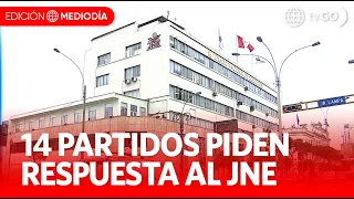 14 partidos piden al JNE aclarar caso de López Aliaga | Edición Mediodía | Noticias Perú