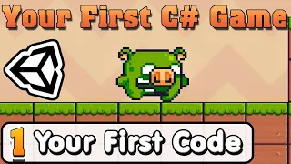 Unity C Basic Part 1 Install Unity your first code