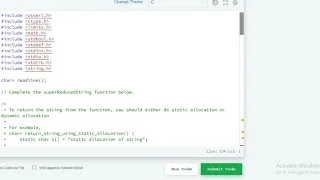 Super Reduced String hackerrank solution