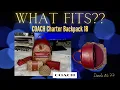 WHAT FITS COACH Charter Backpack 18