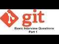 Git basic Interview Questions Part 1 Devops Interview Questions