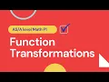 P1 Function Transformations Quick Revision of All Concepts AS A level Math 9709